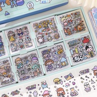 [DZ] ST550 -200 Sheets DIY PET Sticker Set Scrapbook Cute Decorative Stickers in Box