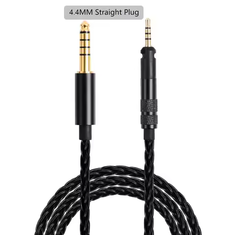 Koceta Silver Plated Copper 3.5 4.4 Replacement Headset Cable For Sennheiser HD598 HD560S HD558 HD51