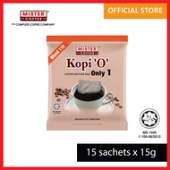 [Mister Coffee] Traditional Coffee Kopi 'O Only 1 Blend 118 in Coffee Bag (15g x 15's) - No Addition