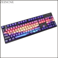 Zein Purple Sunsets Keycaps 128 Keys PBT Dye Sublimation OEM Profile for GH60 IKBC