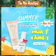 Kem Dưỡng Trắng Da Cao cấp Body Barbie Skin 150g + Body oil dưỡng ẩm chuyên sâu 50ml:Dưỡng trắng mịn