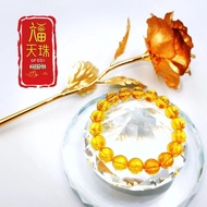 【 六畐天珠 6F Dzi 】黄水晶 / 招财 / 天然黄水晶