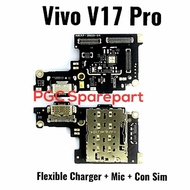 Pcb Connector Charger & Mic & Sim Vivo V17 Pro Flexible Connector Board PCB Casan Board