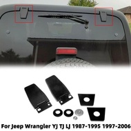 1Pair  Car Rear Lift Gate Window Glass Hinges Fit for Jeep Wrangler YJ TJ LJ 1987-1995 1997-2006auto