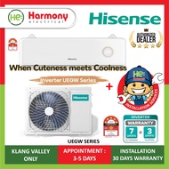 𝟓 𝐒𝐓𝐀𝐑* HISENSE 1.0hp / 1.5hp Inverter Air Cond AI10UEGW / AI13UEGW Air Conditioner WiFi UEGW Series