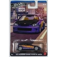 '99 Honda Civic Type R (EK9) Hot Wheels Silver Series Compact Kings