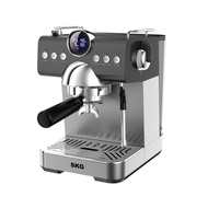 SKG เครื่องชงกาแฟสด รุ่น SK-1218  ก้านชงขนาด 58 มิล (ตั้งเวลาชงกาแฟได้) แถมฟรี!! ก้านชงกาแฟ,ถ้วยกรอง