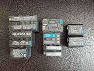 Sony Canon  NP-F750/NP-QM71D/NP-FH70/FW50 電池 $80/粒