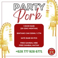 Promo Party Pack Babi Guling Bali 1 Ekor Ready