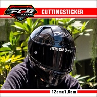 Hype On Cutting Sticker JapaneseKANJI Motorcycle Helmet Logo Accessories