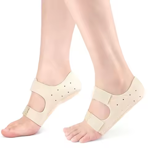 1Pair Heel Protectors Silicone with Arch Support, Gel Heel Pads Cushion for Blister Prevention Achil