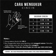 PROJECT NINETYSEVEN - SAGA Ring | The Asterion Collection - Cincin Pria Wanita Anti Karat Gothic Bol