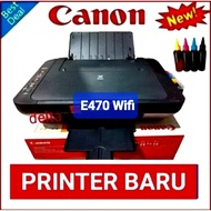 Canon PIXMA E470 Infusion Printer Print Scan Copy W-Fi Wifi inkjet Clear Tube
