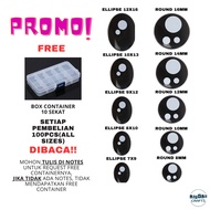 MATA Safety Eyes Doll Round Amigurumi Doll Eyes Cartoon Oval/