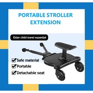 Baby Stroller Standing Board extension Detachable Seat stand board 2-in-1 Buggy Board with