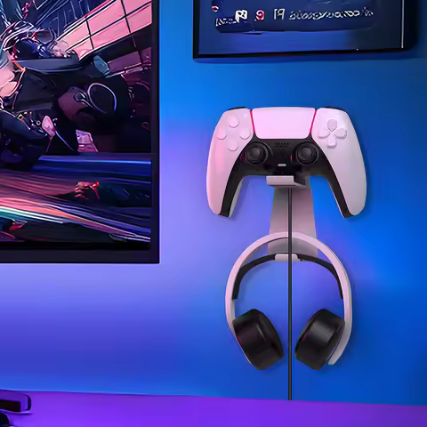 Wall Mount Controller Holder Headphone Hook Headphone Hanger Controller Storage Organizer for Playst