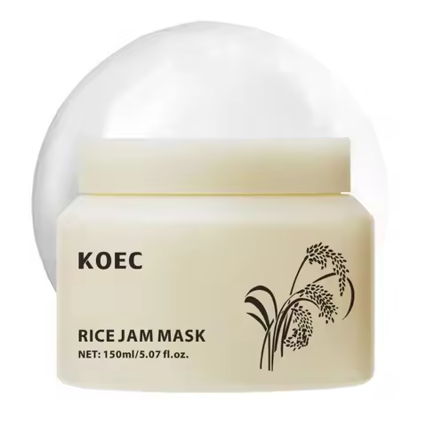 Rice Milk Cleansing Mask 150g, Nourishing Rice Jam Face Mask, Gentle Exfoliating & Brightening Korea