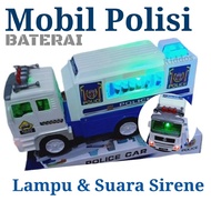 Police Car Toy Bump Go Battery Police Car Truck Battery