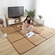 Foldable tatami carpet/Bamboo and rattan mat/60X180-180x240CM cool in summer/Sound insulation and ea