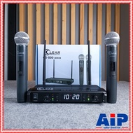 CLEARSOUND CS-500 ไมค์ลอยคู่ UHF ปรับความถี่ได้ ผู้นำเข้าเดียวกับ SOUNDVIVION ไมค์ลอย มือถือคู่ UHF 