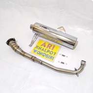 KNALPOT TSUKIGI WRC RCB KOU VND WRX CLD PDK KARISMA SUPRA 125 BLADE REVO ABS KAZE BLITZ DLL