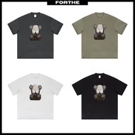 KAWS Design Print T-shirt 260g Heavy Cotton Oversized T-shirt Graphic Print T-shirt Kaws UT Tee