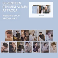 SEVENTEEN 9th Album - Attacca [WEVERSE SPECIAL GIFT PHOTOCARD]
