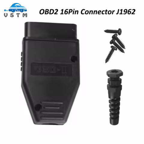 OBD Male Plug OBD2 16Pin Connector OBD II Adaptor OBDII Connector J1962 OBD2 Connector 1962 in stock