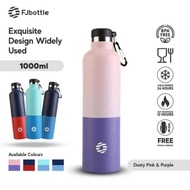 FJBOTTLE - 1000 ml Drinking Bottle - 2 Colors Stainless Steel SUS 304 Insulated Water