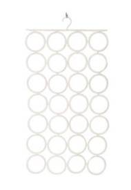 全新絕版 IKEA 多用途掛架 收納掛架 4x7=28圈 ✅頸巾 皮帶 絲巾 掛架 Brans New scarf belt hanger