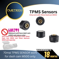 [Ready Stock] 70mai M500 TPMS External Tire Pressure Sensor T04 with App Control