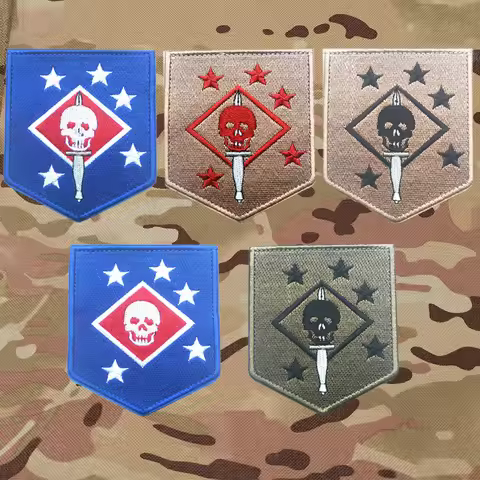 Kandahar Whacker USMC Ghost IR Patch Force Recon SSI SP OPS Special Operations Insignia Subdued Mars