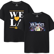 2025 Five T-Shirt 5,0000 James Short-Sleeved 50,000 NEW Score King Score Clothes Score Commemorative