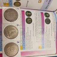 Rm5 tunku coin Malaysia/   1/10/5dollar Singapore  commemorative coin condition(F)dirty no cod