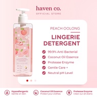 Haven Co. Lingerie Detergent 500ml – Peach Oolong | Hypoallergenic | Coconut Oil Essence | Protease 