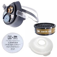 [GENUINE] 3M 100 anti-smoke gas filter combined with 3M 3200 mask
