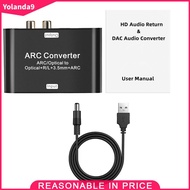 ❤ Yolanda9 ❤ 192Khz ARC Audio Extractor HDMI-Compatible ARC Return Extractor DAC Converter UK