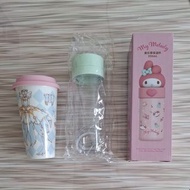Cardcaptor Sakura 百變小樱陶瓷保溫杯 Ceramic Tumbler，600ml粉綠色透明膠樽， 350ml Sanrio My Melody 雙層不銹鋼真空保温杯 Stainles