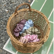 Hair Faerie Handmade Silk Satin Scrunchies Super Soft All-Day Hold for Every Hair Type Getah Rambut 