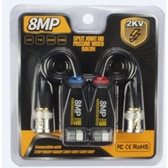 8MP VIDEO BALUN SURVEILLANCE VIDEO TRANSMITTER 4K/2K/1080P/960P/720P 8MP 5MP 3MP 2MP 1MP AHD/CVI/TVI