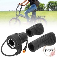 JONY Half Twist Throttle, 3pin Connector 12-72V Electric Bike Throttle, Durable Waterproof Right Han