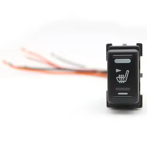 1PC Car Retrofit Switch Seat Heating Switch Rocker Switch With Connector Wire Accessories For Nissan