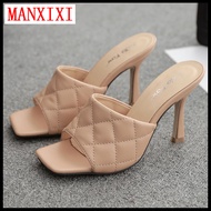 MANXIXI Thương Hiệu Dép Thời Trang Cao Gót 3.54 Inches Đẹp Xăng Đan Gợi Cảm Cho Phụ Nữ (Kích Thước 3