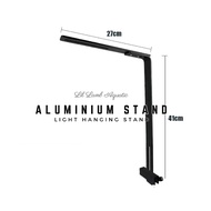 [Aquarium Accessories] Light Hanging Stand Aluminium Arm Hanger Aquascaping L Shape Bracket Tank Aqu