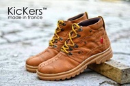 SEPATU BOOTS KICKERS PRIA SAFETY MONSTER TAN
