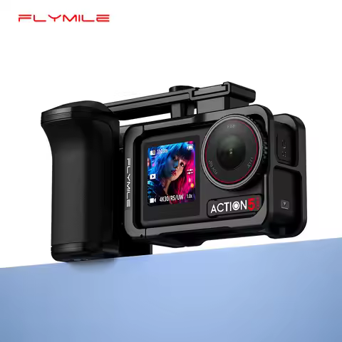Flymile Action 5 Pro Street Photography Handle for DJI Action 5 Pro/Action 4 Accessories Camera Grip