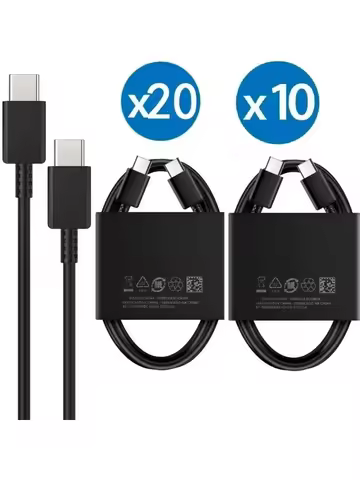 10/20Pcs 1M 3FT USB C To Type C Cable Fast Charging Type C Wire For Galaxy S21 Ultra S21+ S20 Plus S