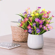 LEOTA Artificial Flowers, Creative UV Resistant Fake Greenery Shrubs Plants, Home Decor Plastic Fake Fake Flowers Outdoor