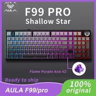 Aula F99 Mechanical Keyboard Bluetooth 5.0/2.4g Wireless/Wired Hot Swap Gasket Pbt Keycaps 99 Keys C