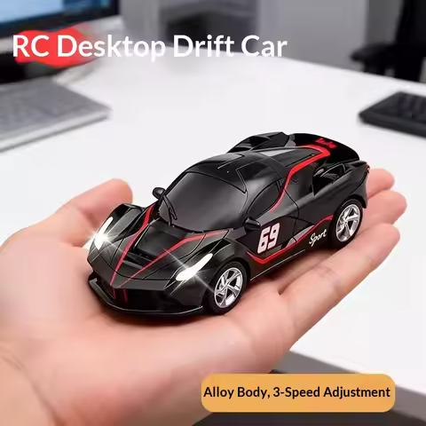 New HG4-93 Mini RC Car Alloy Sports Racing Car With Led Lights Wireless App Phone Control Remote Con